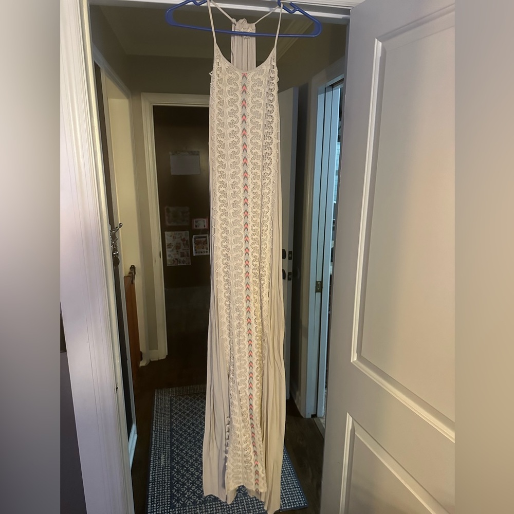 Love stitch maxi dress